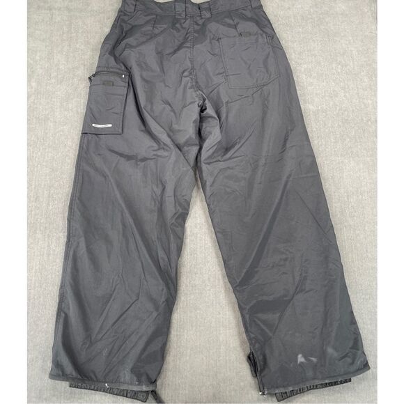 Airwalk Snow Pants Mens L‎ Black Waterproof Nylon Ski Cold Outdoor Snowboarding - Picture 10 of 11